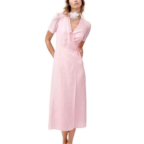 SLEEPER Lola Printed Midi Dress NWT Large $420 - Picture 2 of 10